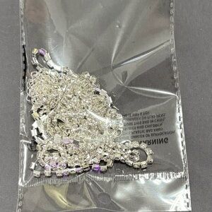 Elegant Silver Chest Necklace